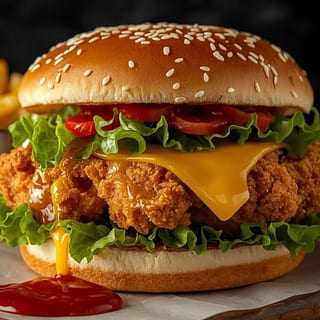 Zinger Chicken Burger