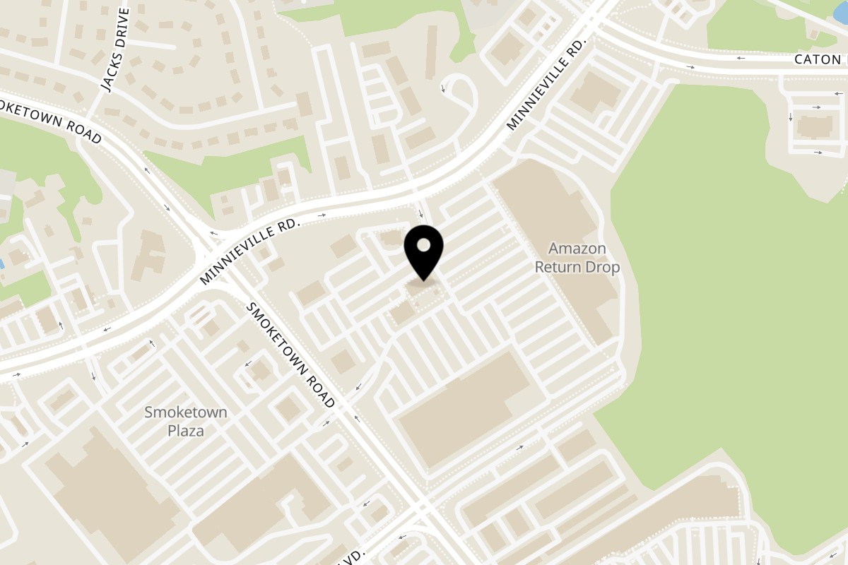 Map showing the location of New York Pizza Grill Kabob on 13600 Foulger Square in Woodbridge